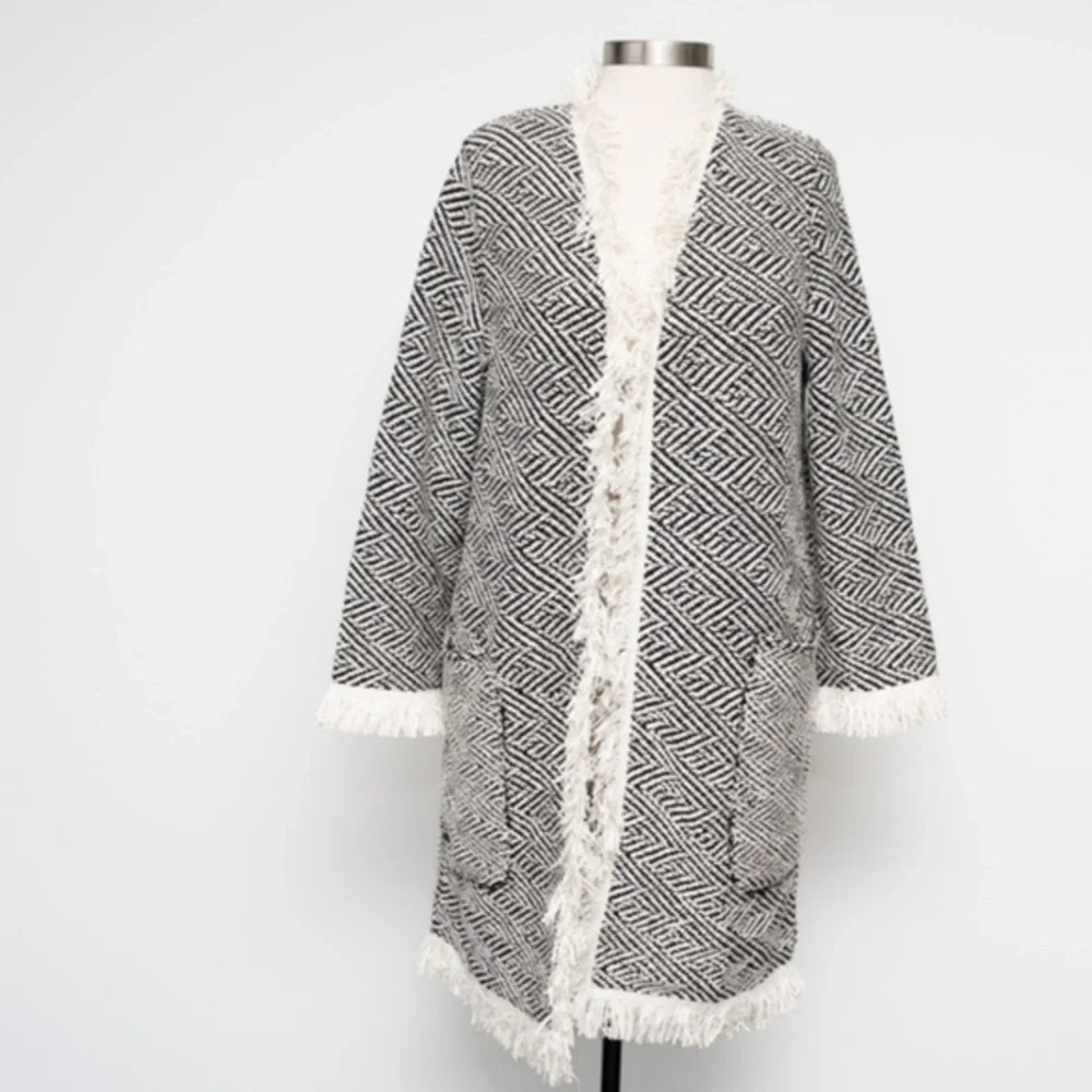Bruno Manetti. Giacca Open‎ Duster Blazer.
